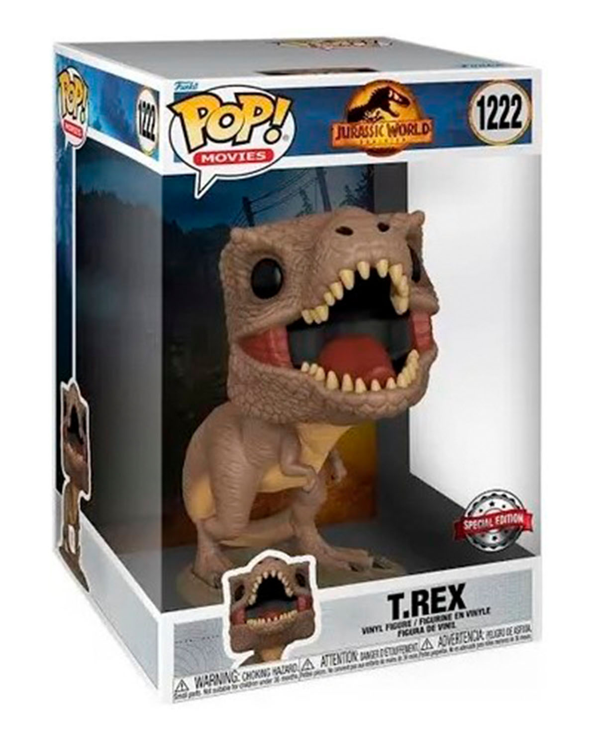 FIGURA POP JUMBO JURASSIC WORLD DOMINION T REX - Image 2