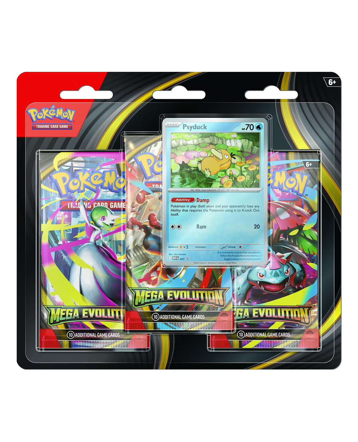 POKEMON TRADING CARD GAME MEGA EVOLUTION THREE BOOSTER BLISTER - Image 3