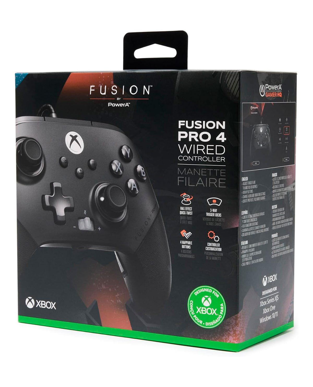 CONTROL ALAMBRICO POWER A FUSION PRO 4 NEGRO - Image 5