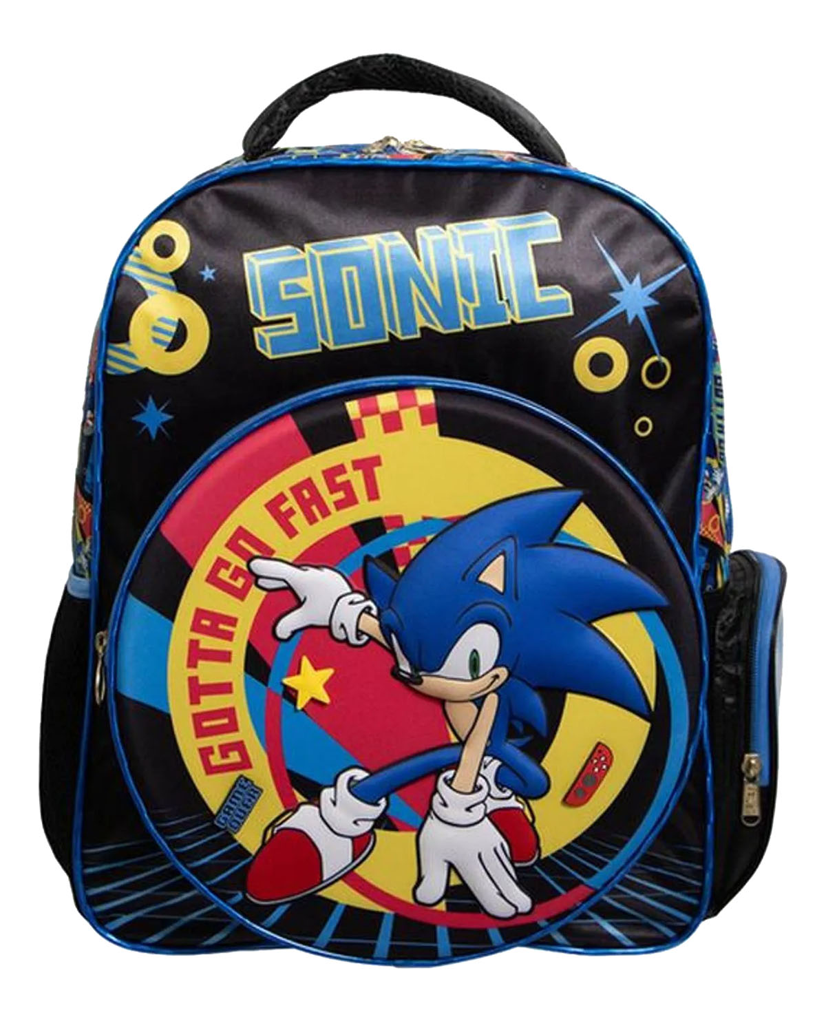 MOCHILA BACKPACK TRUZT SONIC THE HEDGEHOG GOTTA GO FAST