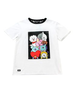 PLAYERA BLANCA BTS DREAM TEAM UNITALLA