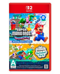 SUPER MARIO BROS WONDER EDICION NSW2 + ENCUENTRO EN EL PARQUE BELABEL