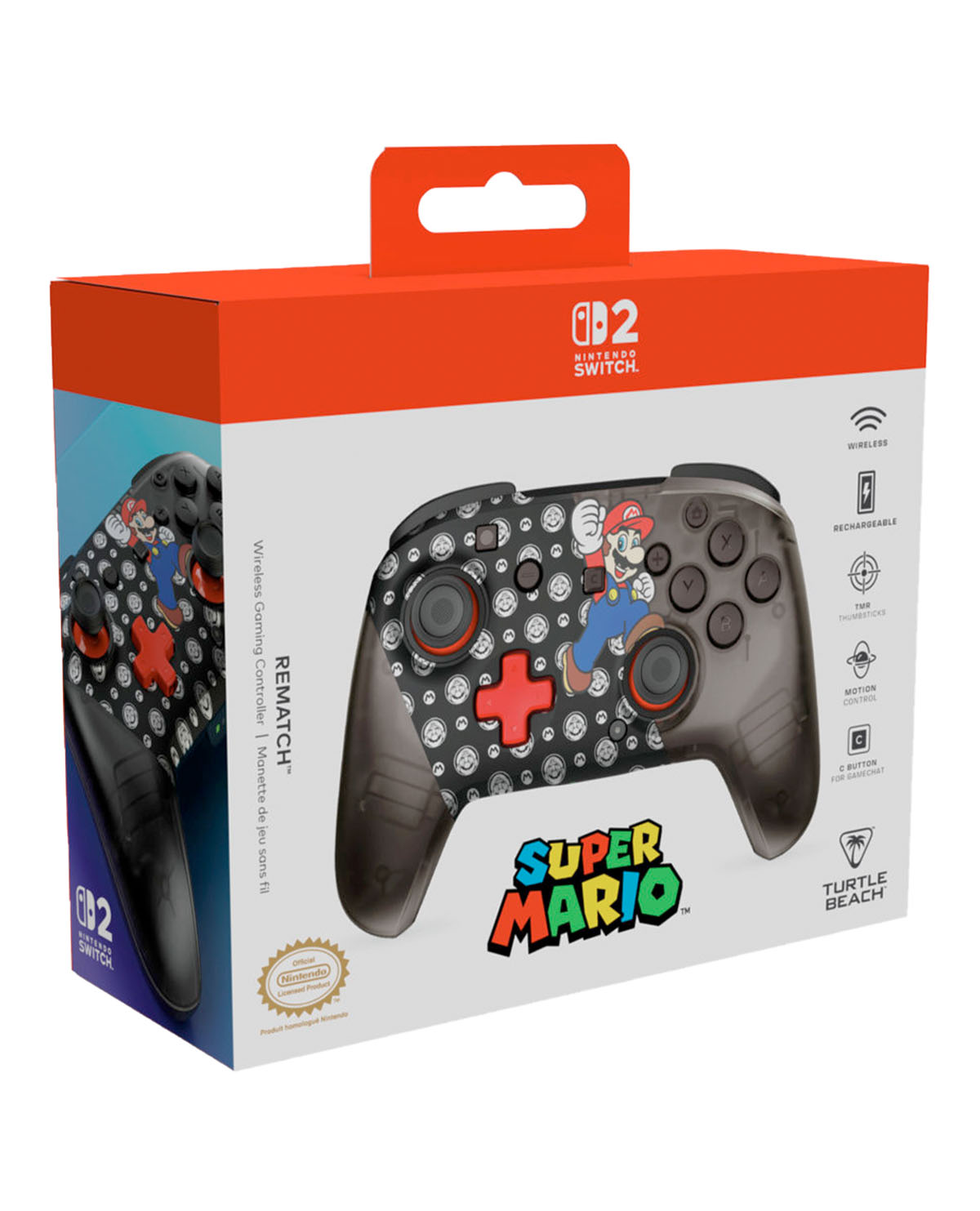 CONTROL INALAMBRICO REMATCH NSW2 TURTLE BEACH MARIO JUMP - Image 5