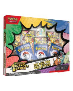 POKEMON TCG MEGA EVOLUTION ASCENDED HEROES FIRST PARTNERS DELUXE PIN INGLES