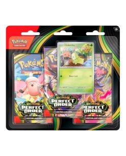 POKEMON TCG MEGA EVOLUTION PERFECT ORDER 3 PACK BLISTER