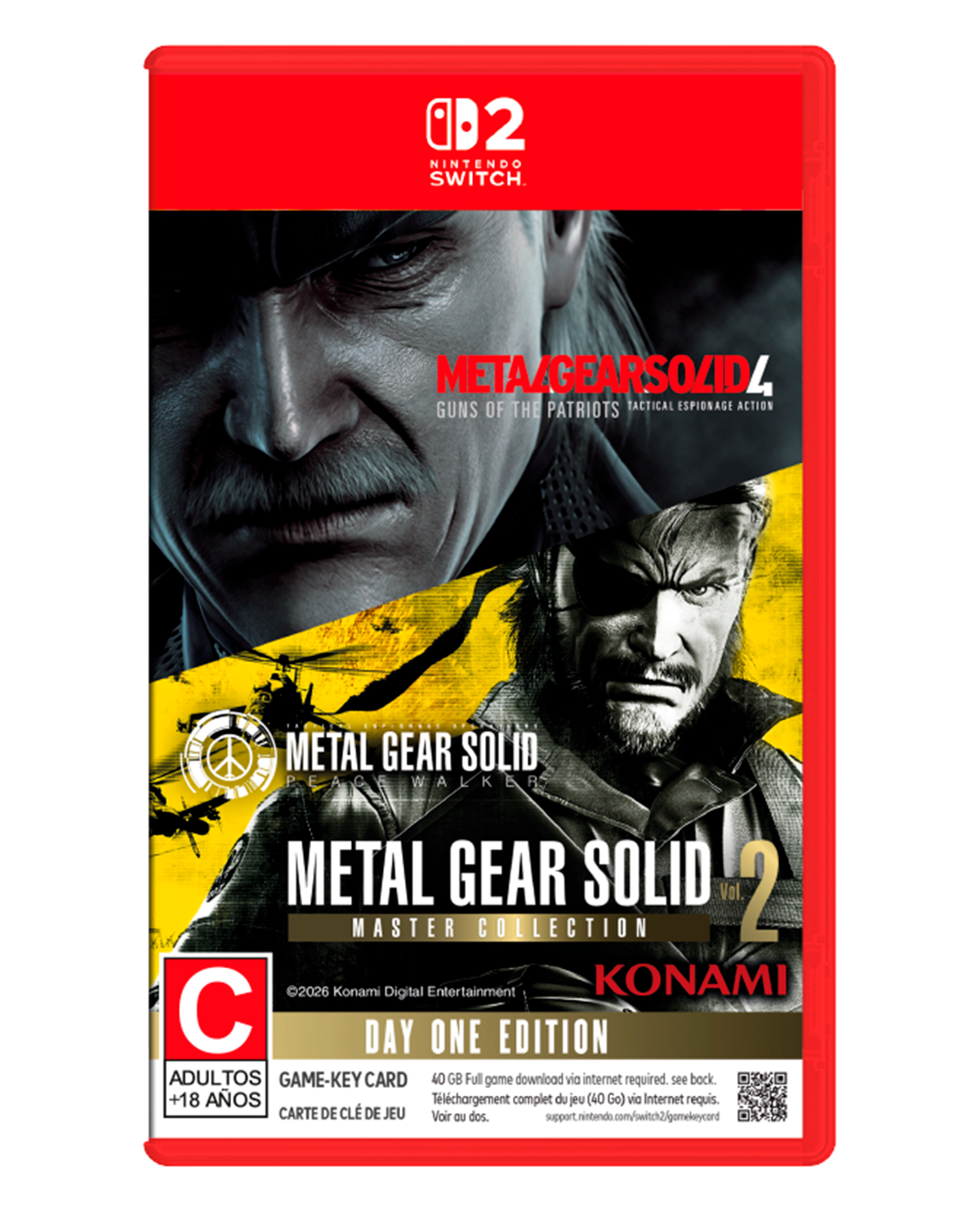 METAL GEAR SOLID MASTER COLLECTION VOLUME 2 NSW2