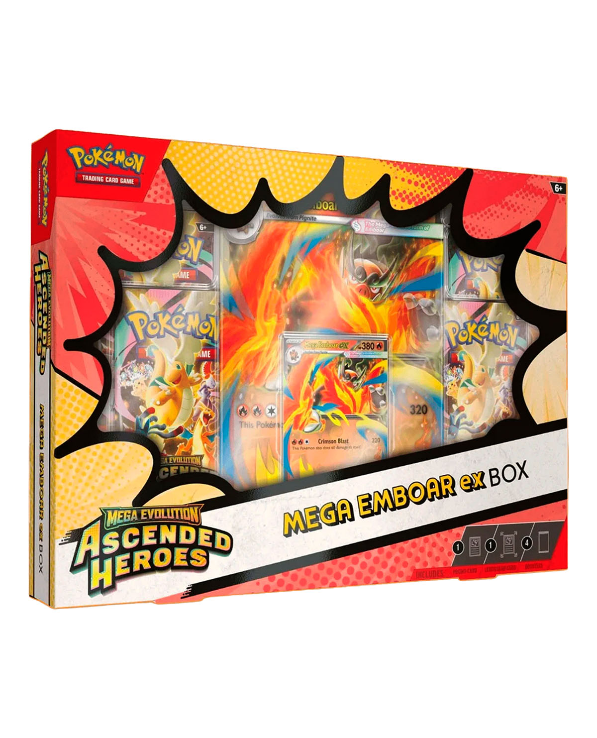 POKEMON TCG MEGA EVOLUTION ASCENDED HEROES MEGA MEGANIUM EMBOARD O FERALIGATOR EX CASE INGLES - Image 3