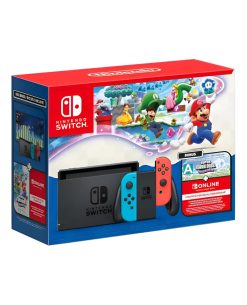 CONSOLA NINTENDO SWITCH 1.1 BUNDLE SUPER MARIO WONDER + 3 MESES NINTENDO ONLINE