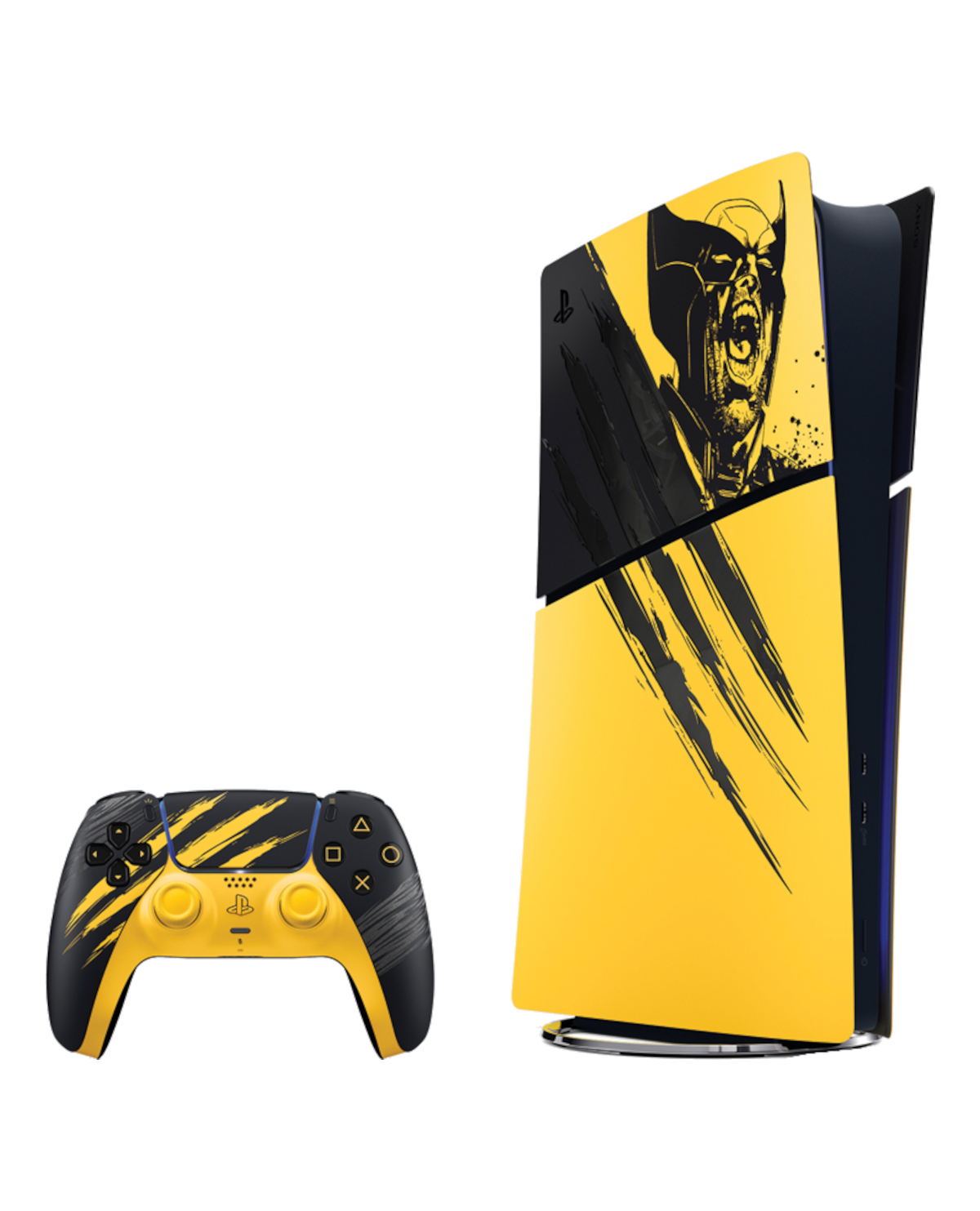 CONSOLA PLAYSTATION 5 DIGITAL EDICION LIMITADA BATTLE YELLOW MARVELS WOLVERINE