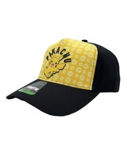 GORRA AMARILLO CON NEGRO POKEMON PIKACHU - Image 2