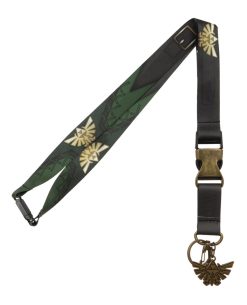 LANYARD THE LEGEND OF ZELDA TRIFUERZA METALICO