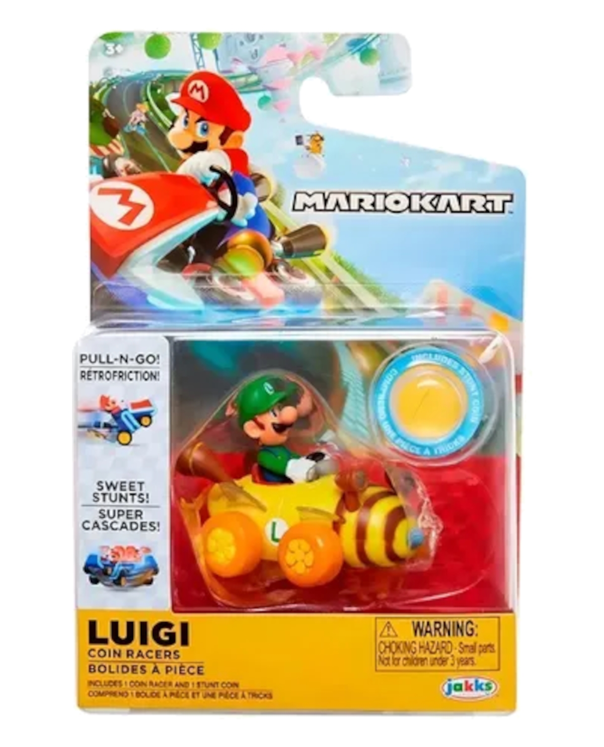 FIGURA NINTENDO SUPER MARIO KART COIN RACER LUIGI – Gameplanet